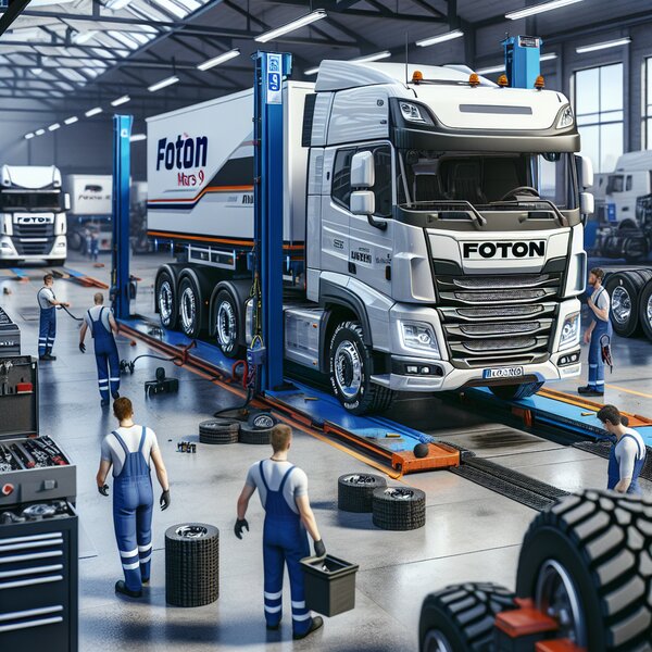 Плановое ТО автобуса Foton Mars 9: профессиональный сервис и надежность