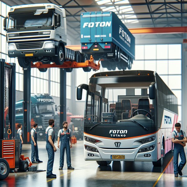 Плановое ТО автобуса Foton Toano: надежность и безопасность на дорогах