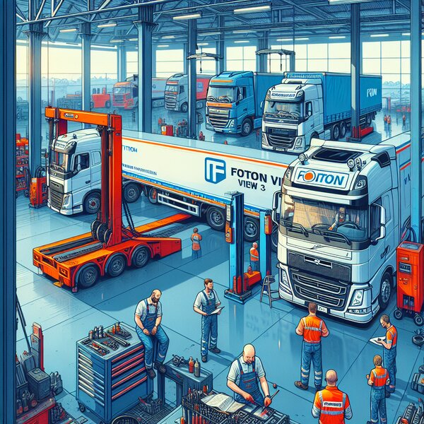Плановое техническое обслуживание Foton View V3: качество и надежность