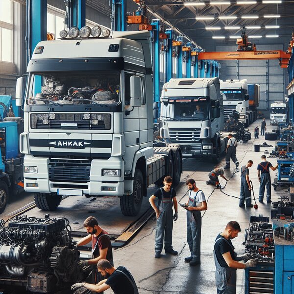 Плановое ТО КАМАЗ-6345 