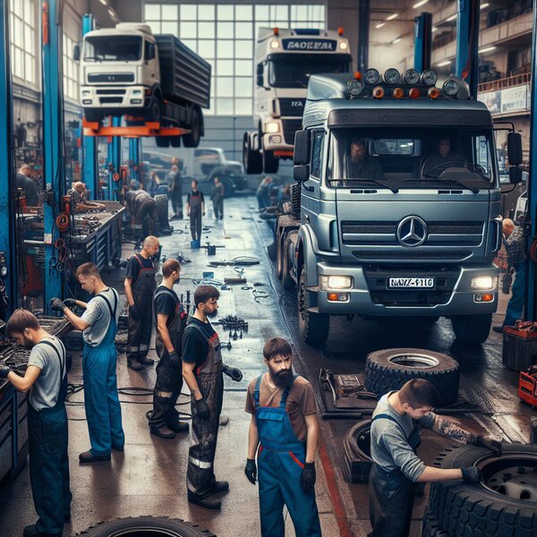 Плановое ТО КАМАЗ-65116 - надежность и безопасность.