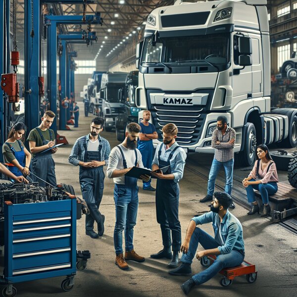 Плановое техническое обслуживание КАМАЗ-6595: надёжность и безопасность вашего