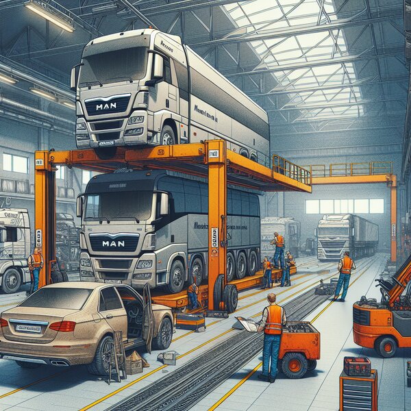 Плановое ТО MAN Lion's Coach: Качественное обслуживание туристических автобусов