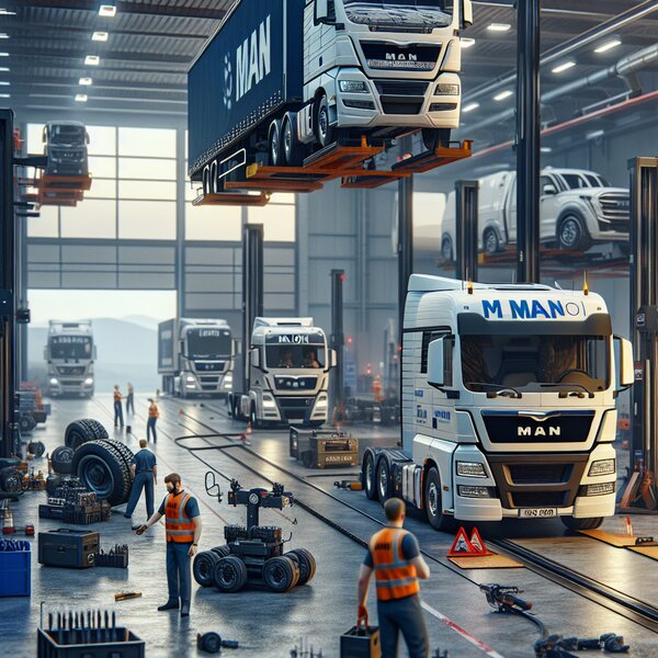 Плановое техобслуживание (ТО) автобусов MAN Lion's Intercity - качественный