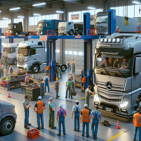 Плановое ТО Mercedes-Benz Actros: надежность и безопасность вашего грузовика на