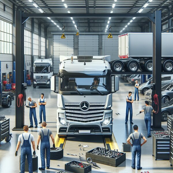 Плановое ТО для Mercedes-Benz Arocs: профессиональное техническое обслуживание