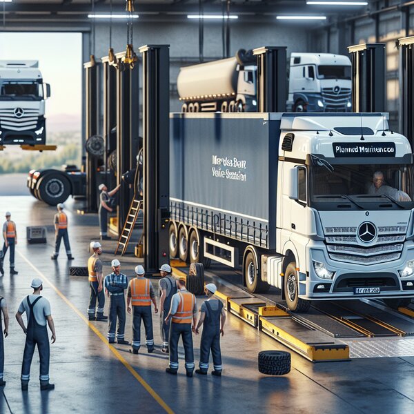 Плановое ТО Mercedes-Benz Axor: профессиональное техобслуживание для надежности