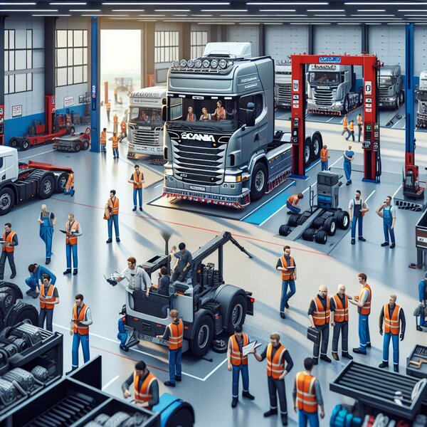 Плановое техническое обслуживание Scania R410: надежность и безопасность вашего