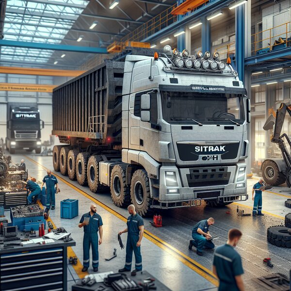 Плановое ТО для Sitrak C7H 8×4 (12 куб.м): Надежное обслуживание вашего