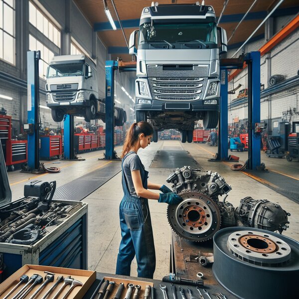 Снятие картера маховика для Volvo, Scania, Mercedes, Renault, DAF, Камаз,