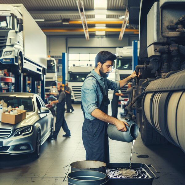 Услуги по сливу конденсата для грузовиков Volvo, Scania, Mercedes, Renault, DAF