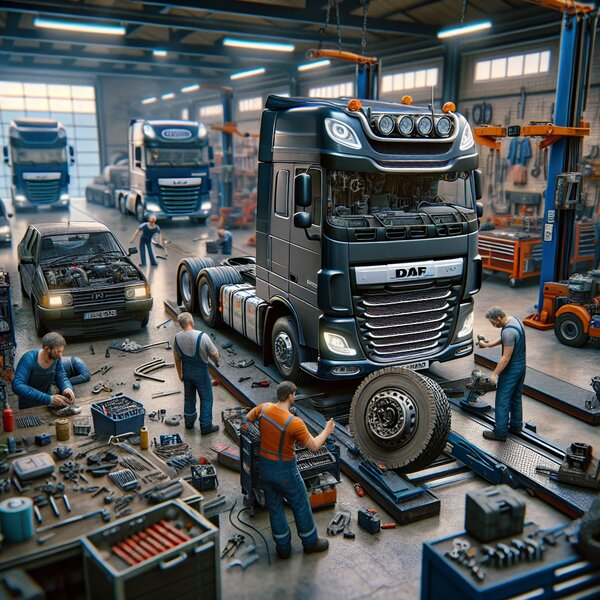 Замена сцепления DAF XDC: профессиональная замена сцепления для грузовиков DAF