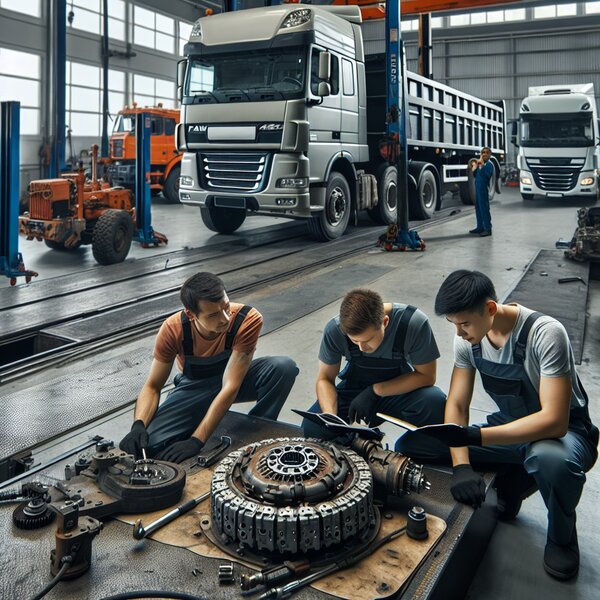 Замена сцепления на самосвале FAW CA3252: профессиональная установка и