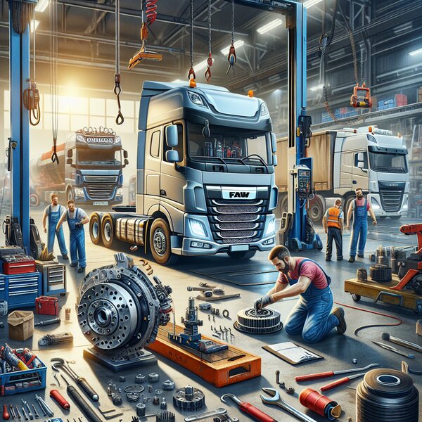 Замена сцепления на FAW CA6120 - профессиональное обслуживание и установка