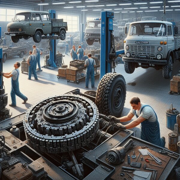 Замена сцепления ГАЗ-33086 