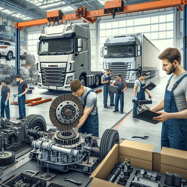 Замена сцепления Hino Poncho: качественный и оперативный сервис по ремонту и