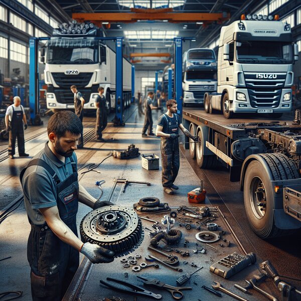 Замена сцепления на Isuzu FVR 33P: качественные услуги ремонта и обслуживания.