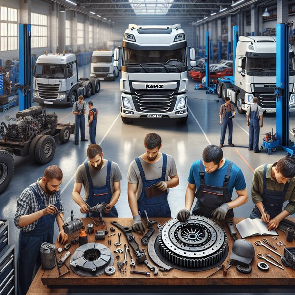 Замена сцепления КАМАЗ-43118: Профессиональные услуги по установке и ремонту