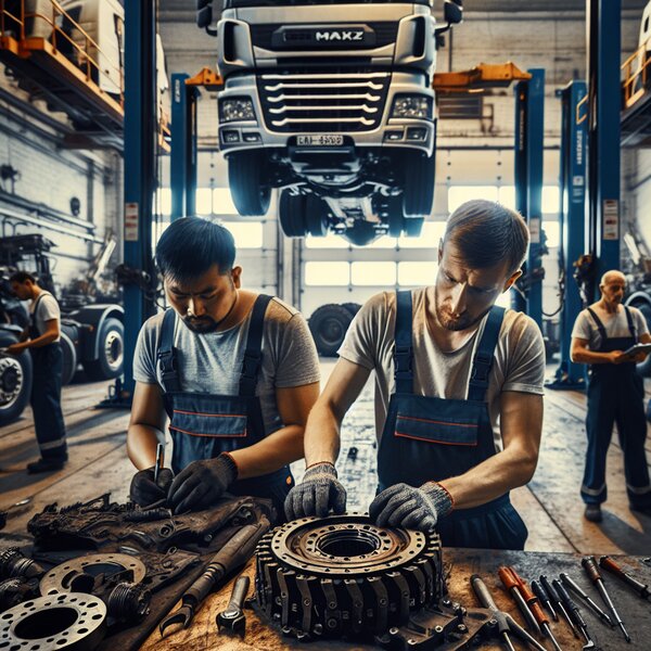 Замена сцепления КАМАЗ-4355: профессиональный сервис и надежность