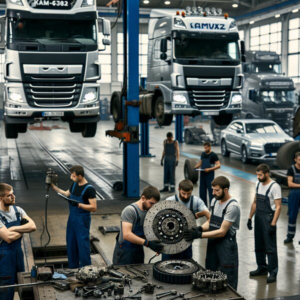 Замена сцепления КАМАЗ-63982: профессиональные услуги по ремонту и замене
