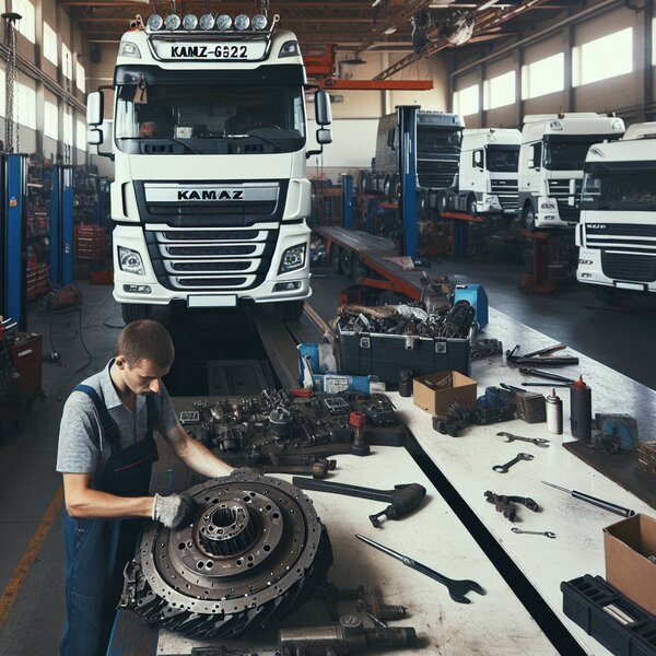 Замена сцепления на КАМАЗ-65225: надежно и быстро – профессиональный сервис по