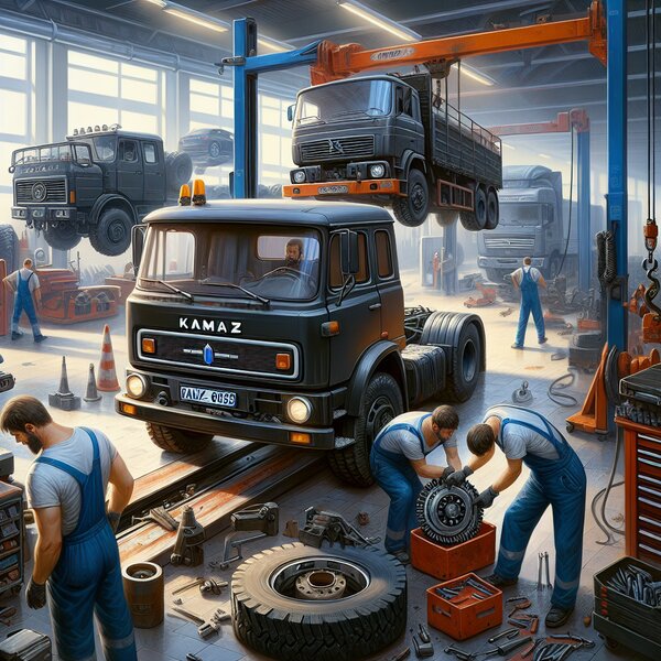 Замена сцепления на КАМАЗ-6595: профессиональное обслуживание и ремонт для