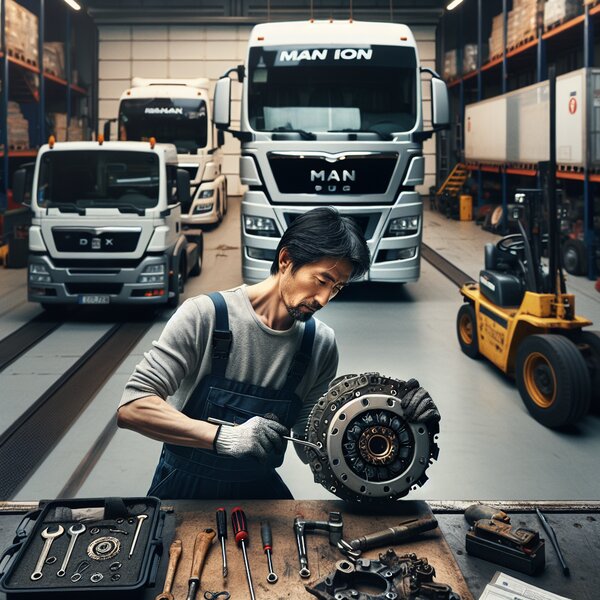 Замена сцепления на автобусе MAN Lion's Coach - профессиональные услуги по