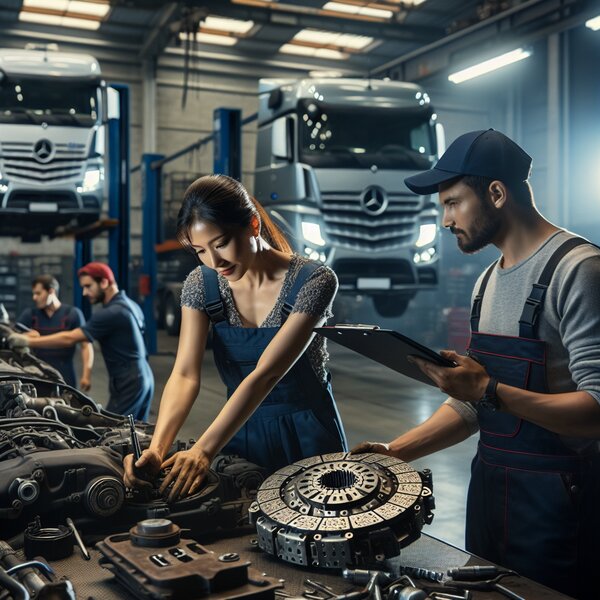 Замена сцепления Mercedes-Benz Arocs: Профессиональная замена сцепления для