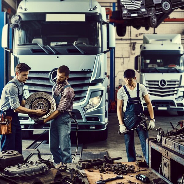 Замена сцепления на Mercedes-Benz Axor: профессиональный ремонт и обслуживание