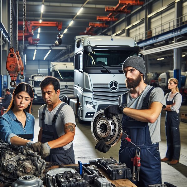 Замена сцепления на автобусах Mercedes-Benz Conecto: профессиональные услуги,