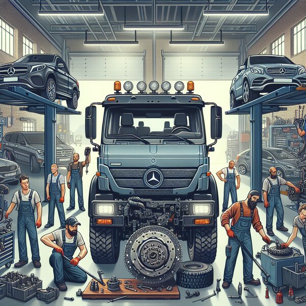Замена сцепления Mercedes-Benz Unimog: профессиональный сервис для безотказной