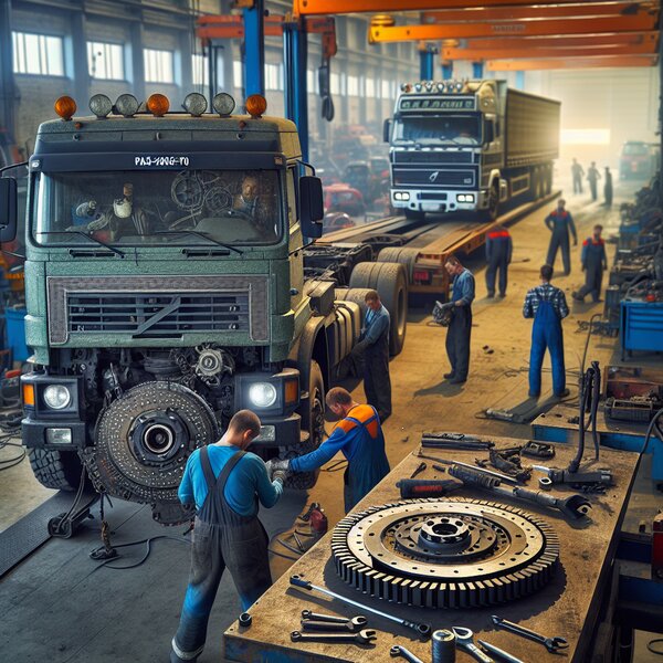 Замена сцепления на автобусе ПАЗ-3205-70: быстрая и качественная установка для