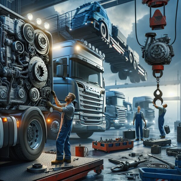 Замена сцепления на Scania L250: Профессиональный ремонт и обслуживание