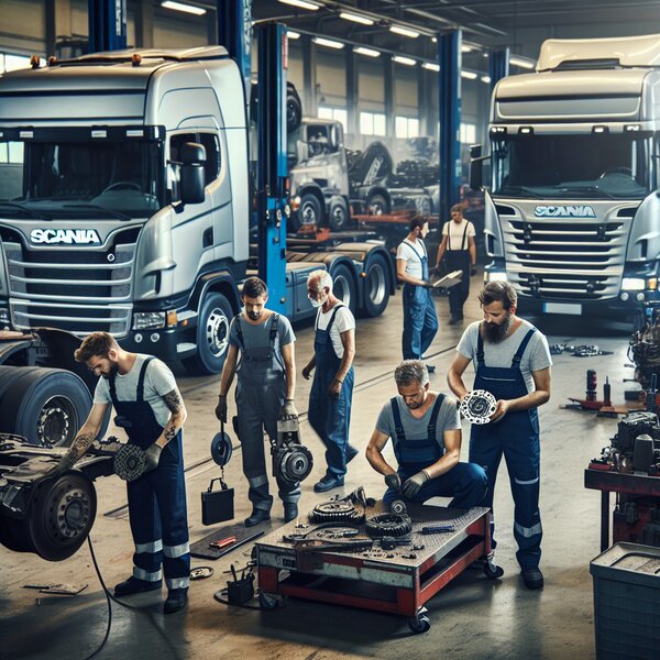 Замена сцепления Scania P360: профессиональный сервис для вашего грузовика.