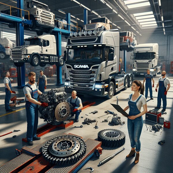 Замена сцепления Scania R540: Быстро и профессионально