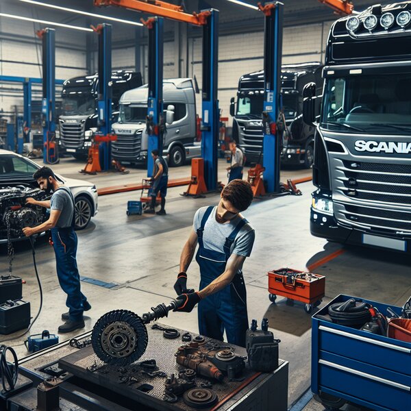 Замена сцепления для грузовика Scania R580: профессиональные услуги и