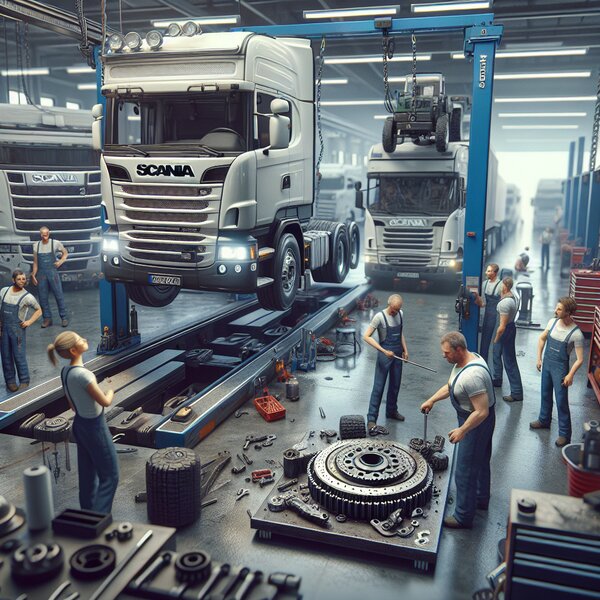 Замена сцепления Scania S500: профессиональный сервис