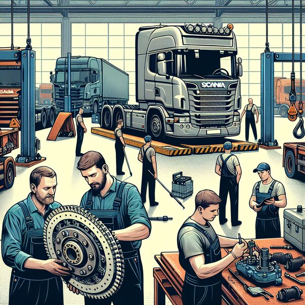 Замена сцепления на Scania S650: профессионально и быстро