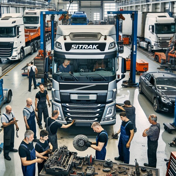 Замена сцепления для Sitrak C7H 6x4 (10 м³): Быстро и надежно