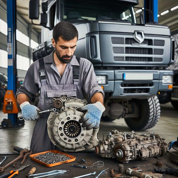 Замена сцепления на Sitrak C7H 8×4 Скальный 23 м³ - профессионально и быстро