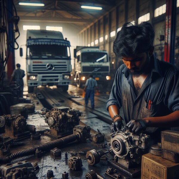 Чистка датчика скорости для грузовых автомобилей Volvo, Scania, Mercedes,