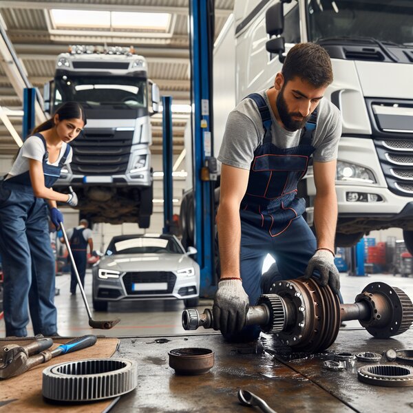 Замена сальника хвостовика для Volvo, Scania, Mercedes, Renault, DAF, Камаз,