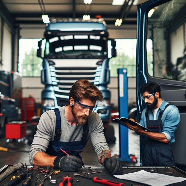 Снятие и установка облицовки дверей грузовиков Volvo, Scania, Mercedes, Renault