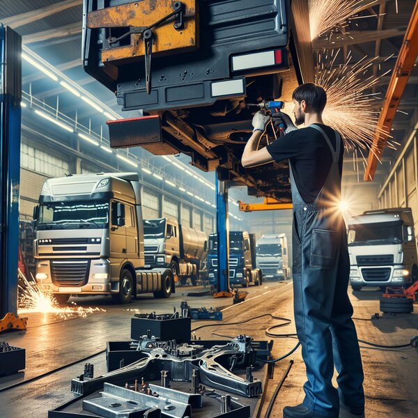 Ремонт крепления заднего крыла для Volvo, Scania, Mercedes, Renault, DAF, Камаз